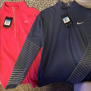 Women running zip jackets new with tags